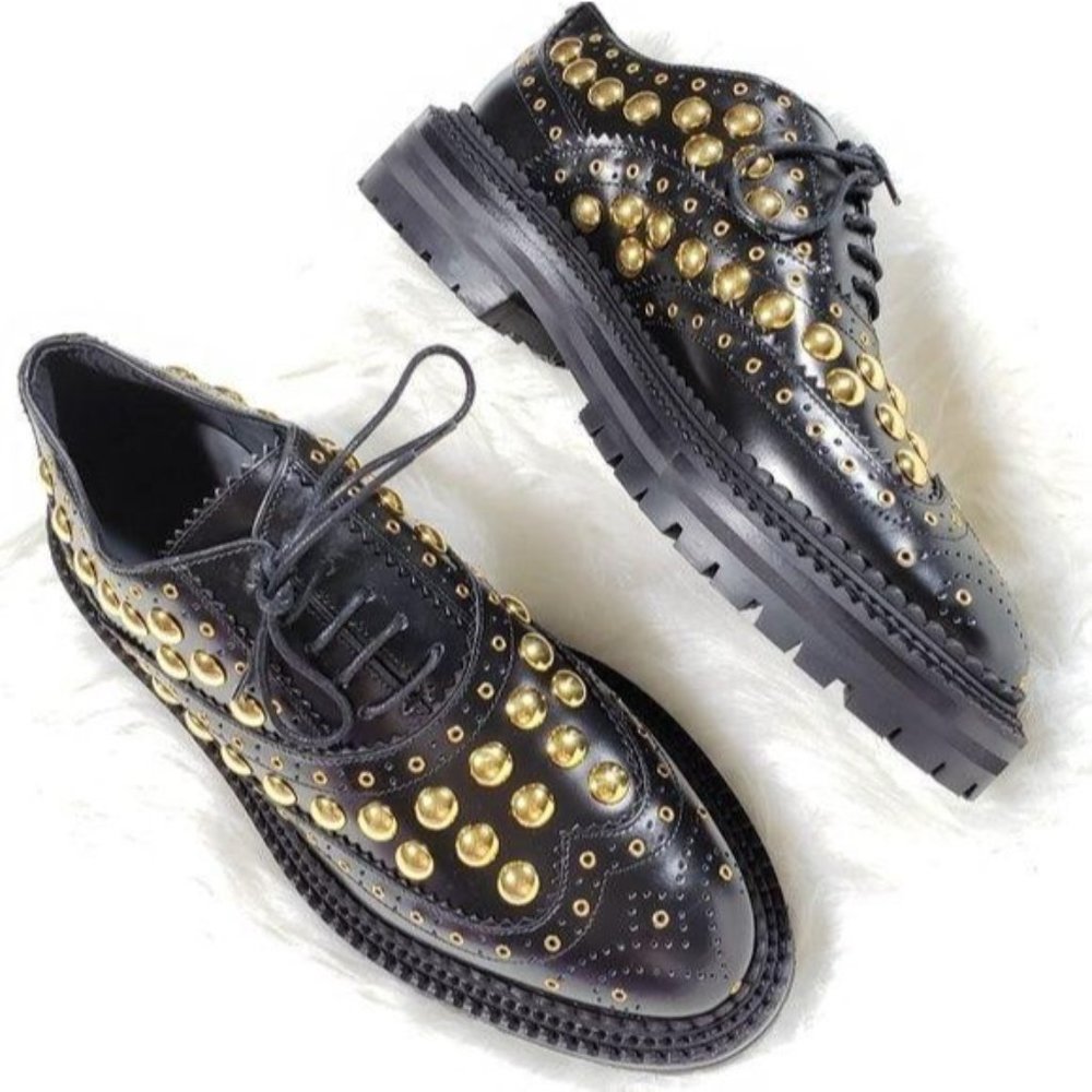 NWT BURBERRY DEARDOWN STUDDED (36,39)